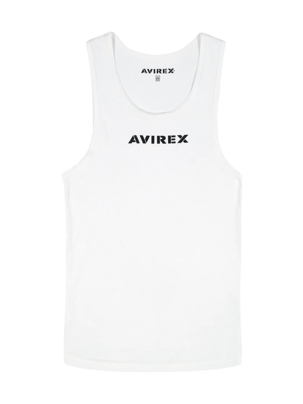 Avirex Rib Tank Top Small White